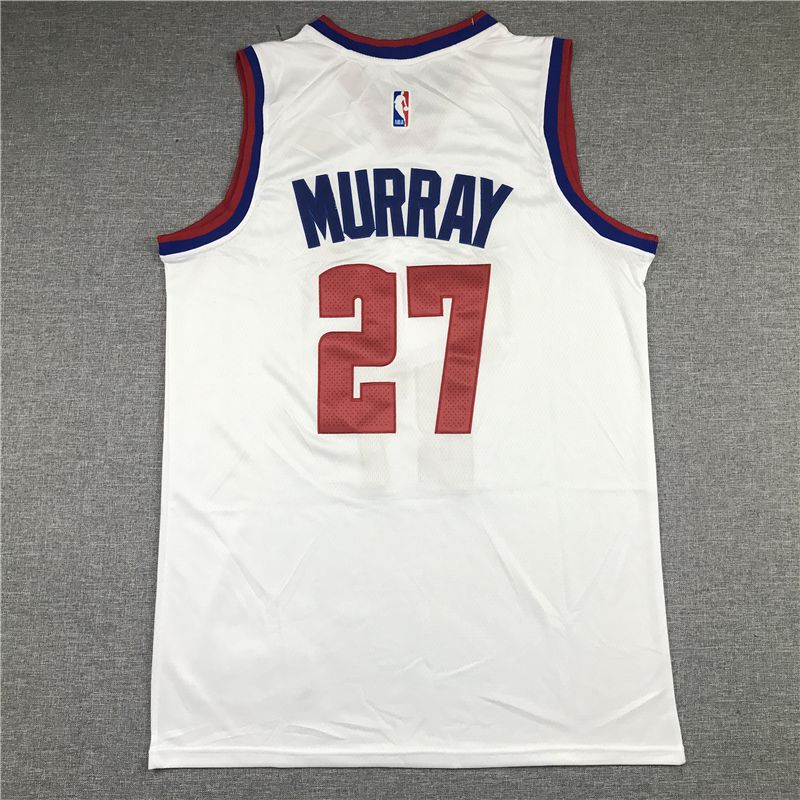 Men Denver Nuggets #27 Murray White 2021 Nike Playoff bonus NBA Jersey->denver nuggets->NBA Jersey